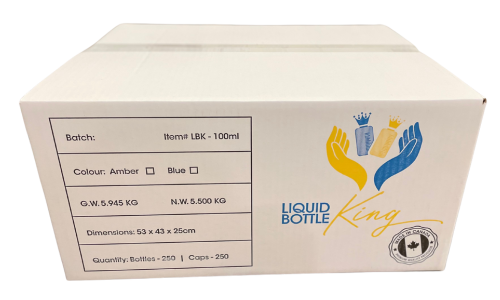 100ML Methadone Bottle with safety cap (250 Pcs.)