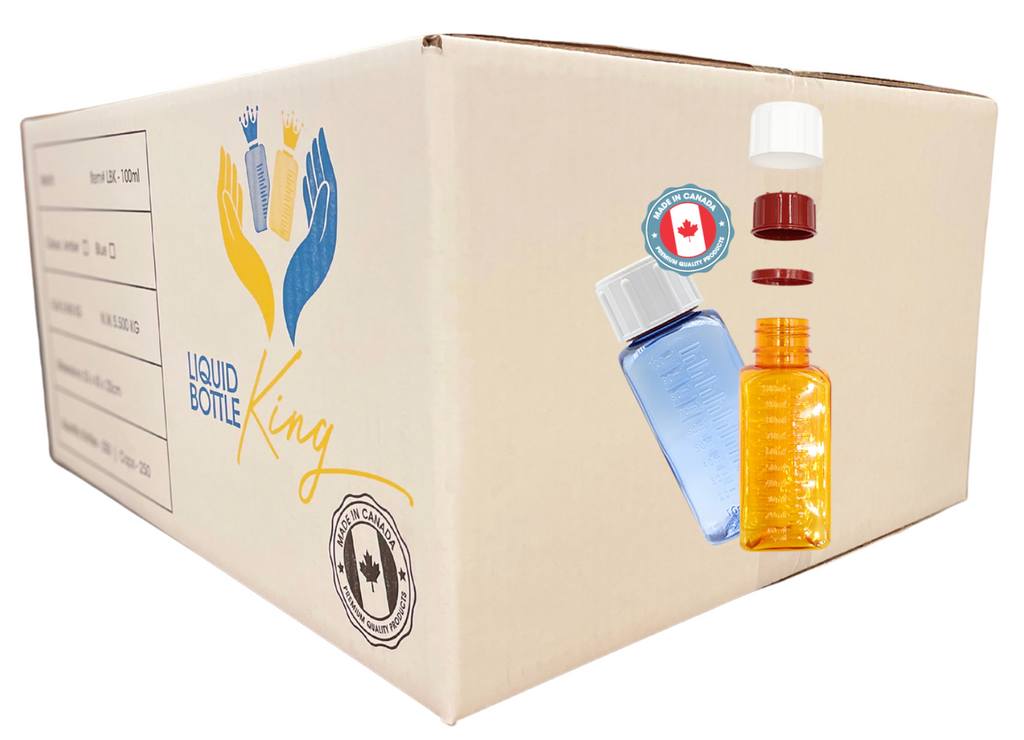 100ML Methadone Bottle with safety cap (250 Pcs.)