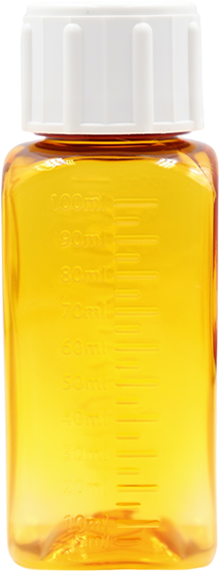 100ML Methadone Bottle with safety cap (250 Pcs.)