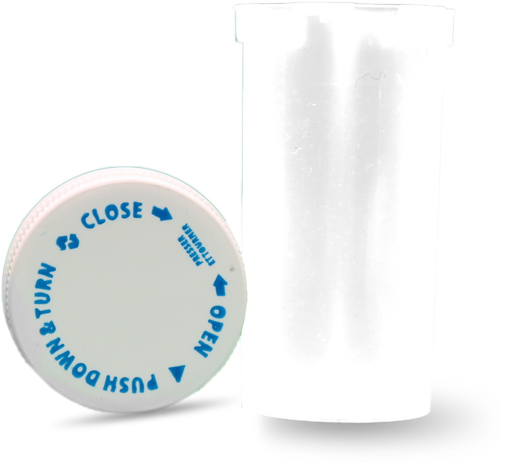 13DR Vials with Caps Off
