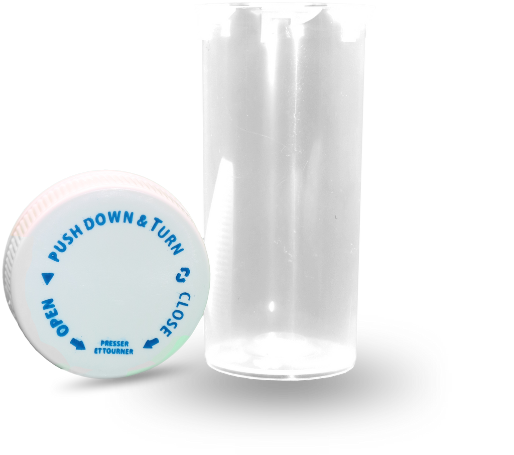 8DR Vials with Caps Off