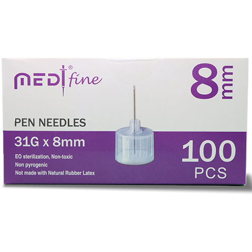 31G x 8mm Pen Needles