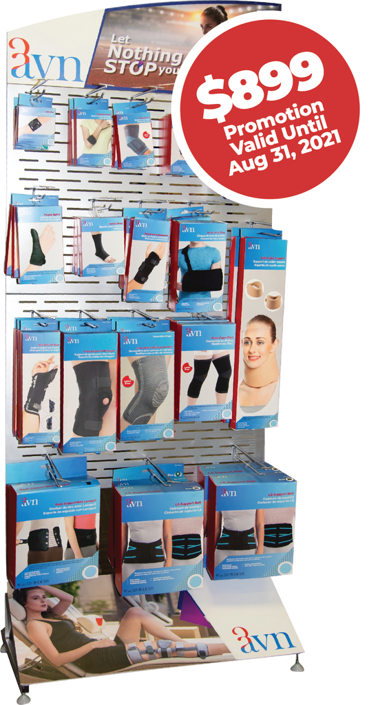 Orthopaedic Braces - Complete Stand for Your Pharmacy/Store